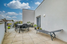 A MEAUX secteur recherché (secteur hôpital), appartement récent 3ème et dernier étage, 4 pièces 70 m² - 2 chambres - 1 terrasse - 1 place de stationnement couverte en sous sol