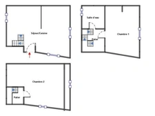 Christophe Michaudelle, Capifrance, offers you: near MEAUX / SAINT SOUPPLETS - in ETREPILLY, 3-room townhouse, 2 bedrooms