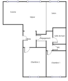 Appartement T4 avec garage, parking privé et visite virtuelle – Brest centre / Recouvrance