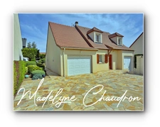 LARDY – Maison familiale 3 chambres avec jardin de 480 m², grand garage de 35 m² et buanderie, dans une impasse au calme.