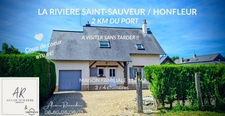 MAISON 114 M2 - 3/4 CHAMBRES - JARDIN - GARAGE ET ATELIER A HONFLEUR / LA RIVIERE-SAINT-SAUVEUR