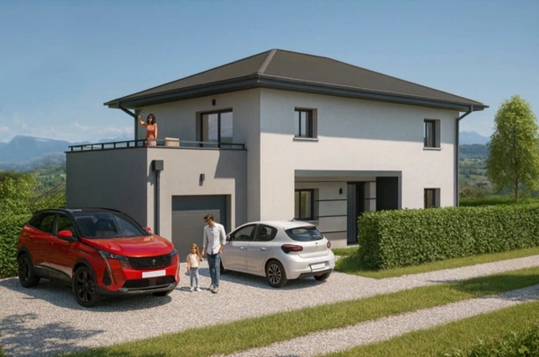 À vendre – Appartement T3 de 70 m² au dernier étage avec terrasse et jardin à Arthaz-Pont-Notre-Dame (74)