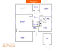 LE MANS – PONTLIEUE | T4 MEUBLÉ DE 60 M² – 3 CHAMBRES – CAVE – RENTABILITÉ ENVIRON 7 %