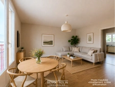 Appartement F4 de 73 m² avec garage de 22 m²+Cave – Lumineux, parfaitement entretenu et proche du centre-ville