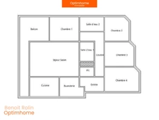 COUP DE CŒUR POUR CE MAGNIFIQUE F5 de 97 M² - 3 chambres - ENTIÈREMENT RÉNOVÉ _ Le Mans (72)
