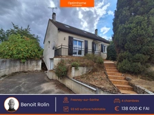 Maison familiale 4 chambres avec jardin et sous-sol – Fresnay-sur-Sarthe