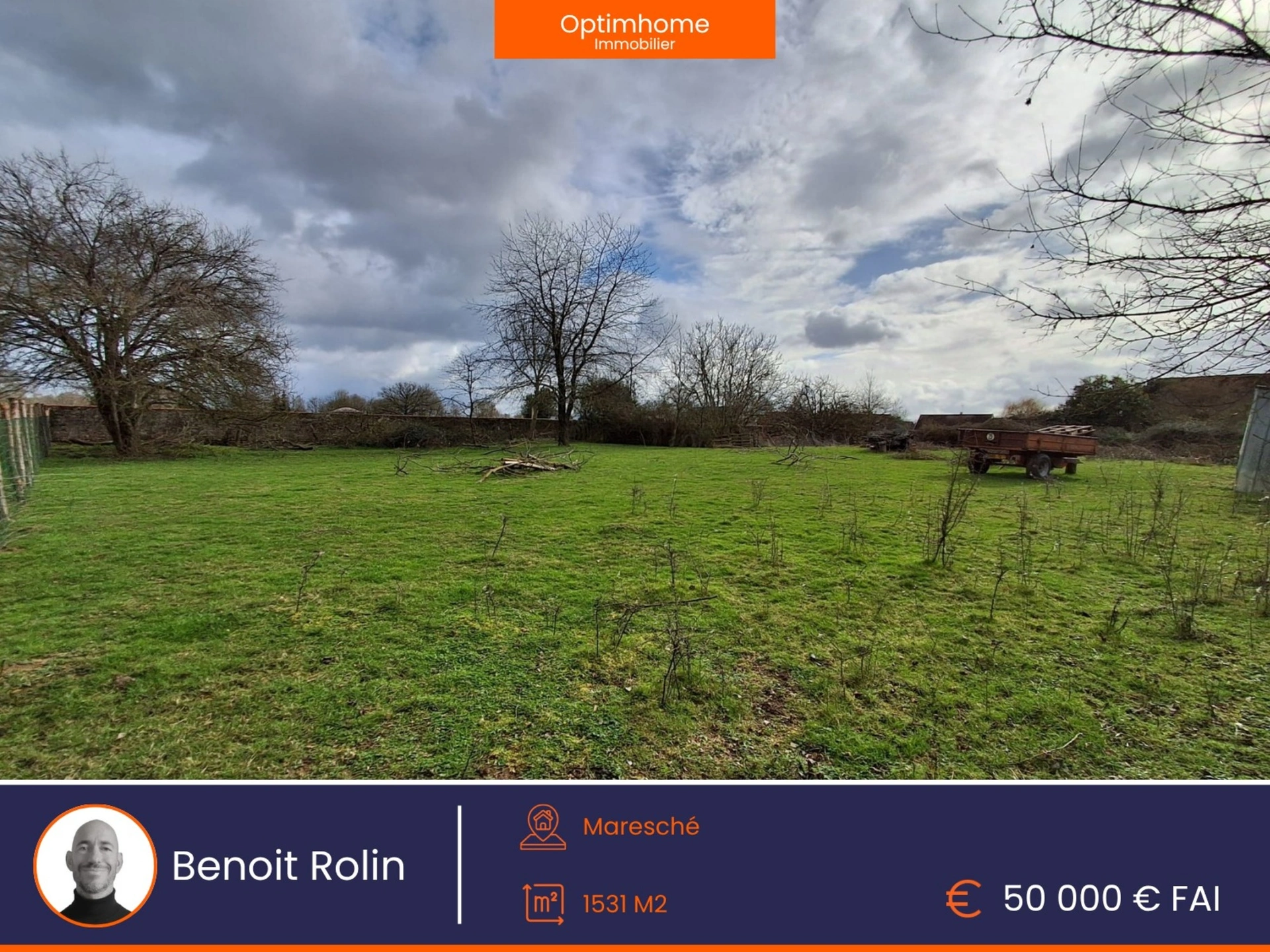 Terrain de 1 531 m² – Secteur Beaumont-sur-Sarthe · à Maresche · 50 000 €