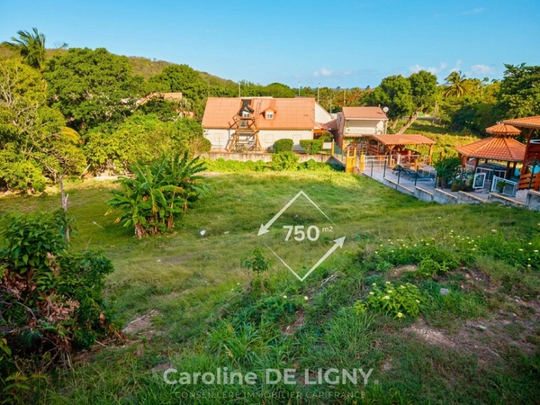 Terrain 750 m² Deshaies Bas Vent - Secteur recherché
