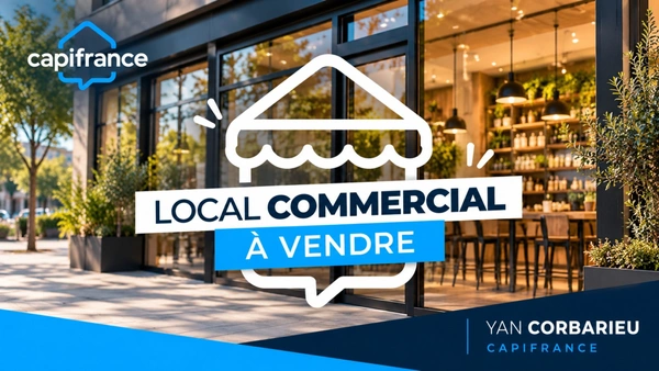 À VENDRE – LOCAL COMMERCIAL DE 135,3 M² AVEC TERRASSE DE 31,5 M² ET 4 PLACES DE PARKING – CENTRE D’AFFAIRES AURÉA