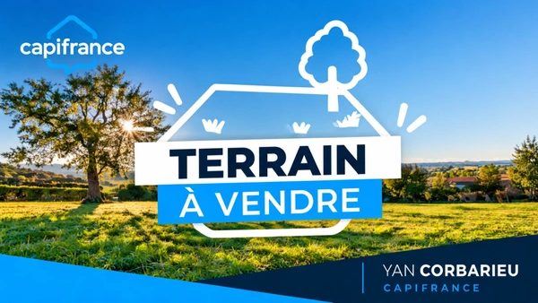 Terrain constructible 1 125 m² – Vue dégagée – Belpech (11420)