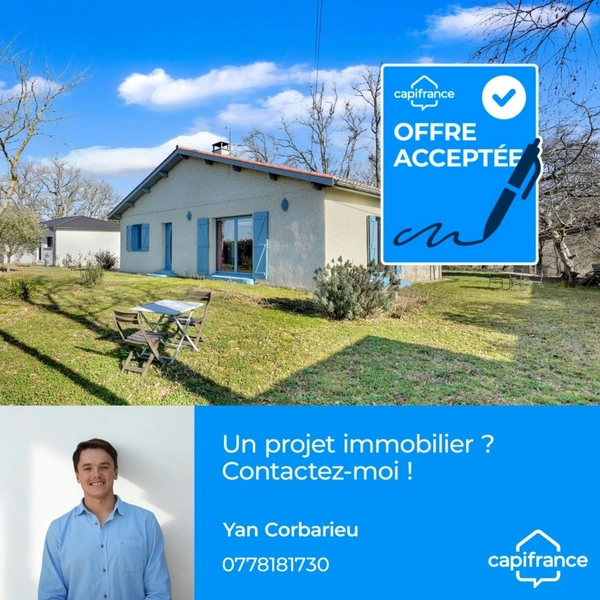 Maison de plain-pied 119 m² – Terrain de plus de 3 000 m² – Fort potentiel