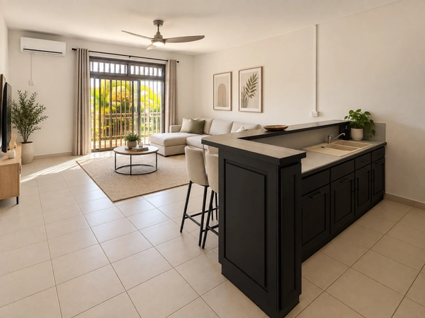 Appartement T2 de 51 m² avec balcon, vue verdoyante et sans vis-à-vis