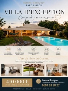 ✨ Villa d’exception au Parc Lindor – Rémire-Montjoly ✨