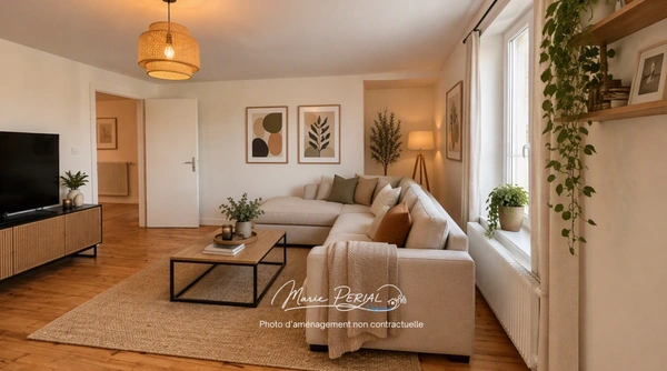EXCLUSIVITÉ – APPARTEMENT T3 DE 90,4 M² AVEC JARDIN, ATELIER ET COMBLES AMÉNAGEABLES – FORT POTENTIEL DE VALORISATION à SERCOEUR (88600)