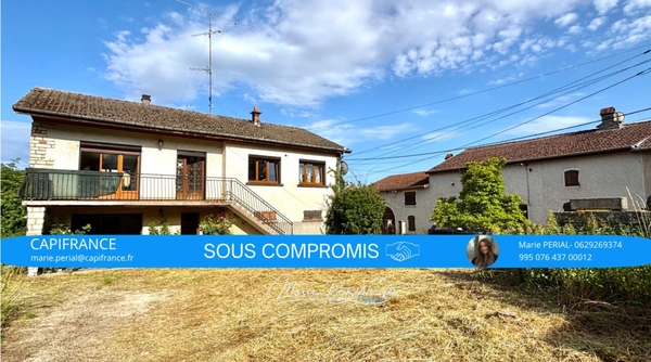 Maison individuelle à rénover de 98 m² avec sous-sol et grand terrain à Crépey (54170)