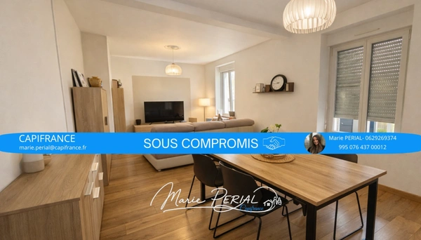 Appartement 3 pièces de 75 m² en rez-de-chaussée avec jardin privatif de 175 m², terrasse, cave et dépendance - Toul (54200)
