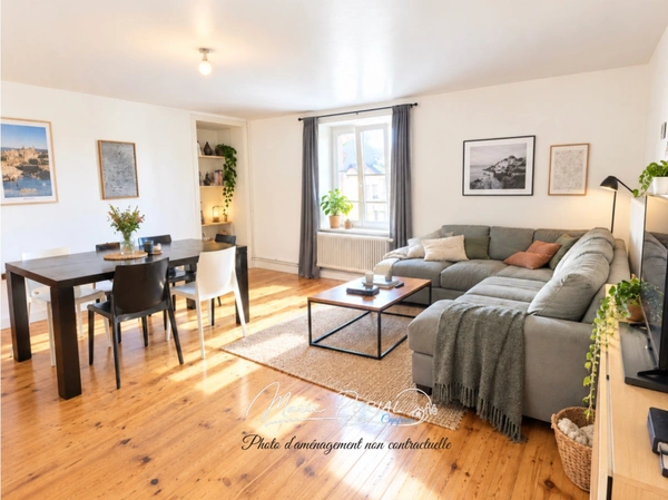 EXCLUSIVITÉ – APPARTEMENT T3 DE 90,4 M² AVEC JARDIN, ATELIER ET COMBLES AMÉNAGEABLES – FORT POTENTIEL DE VALORISATION à SERCOEUR (88600)