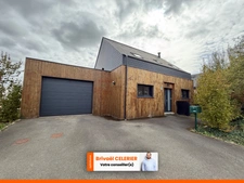 Maison à ossature bois – 120 m² – 5 chambres – Vie de plain-pied – DPE C – EXCLUSIVITÉ – Martigné-sur-Mayenne