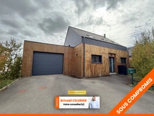 Maison à ossature bois – 120 m² – 5 chambres – Vie de plain-pied – DPE C – EXCLUSIVITÉ – Martigné-sur-Mayenne