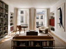 Appartement traversant calme et lumineux PARIS 1er — MARCHÉ SAINT-HONORÉ / PLACE VENDÔME
