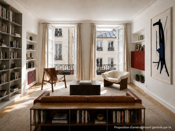 Appartement traversant calme et lumineux PARIS 1er — MARCHÉ SAINT-HONORÉ / PLACE VENDÔME