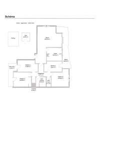 PARIS 15th - GRENELLE/DUPLEIX DISTRICT - 5 ROOMS - 107.08 m² - 4 BEDROOMS - BALCONIES - PARKING - SALE PRICE €1,113,600 AGENCY FEES INCLUDED.
