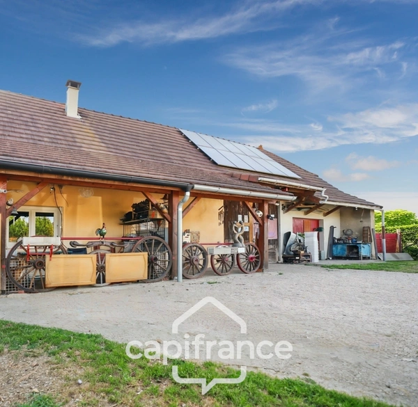 Ferme bressane 3 chambres, garages, proche Louhans (71500)