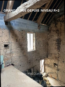 Bâtisse du XVIᵉ siècle à réhabiliter & Grange en cours de travaux – Ensemble foncier de 11 133 m² – Saint-Vigor-des-Monts (50420) 