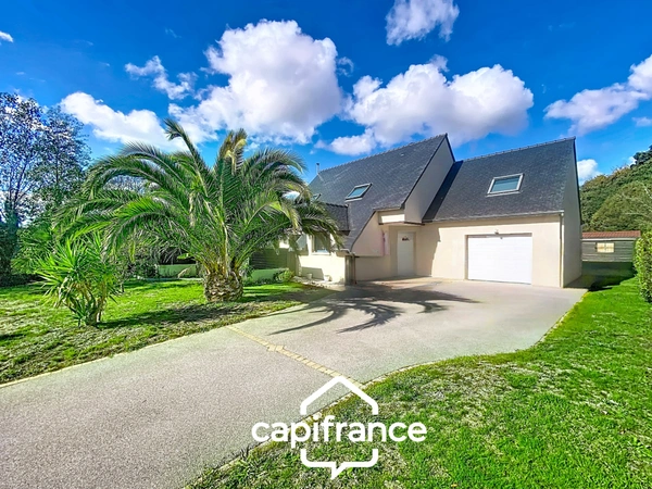 À VENDRE- LOPERHET (29470) - MAISON CONTEMPORAINE F5 - 140 M² HABITABLES - TERRAIN 1023 M² - GARAGE