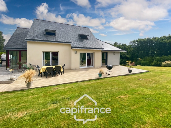 BODILIS (29400) - MAISON F5 - 132 M² - 4316 M² DE TERRAIN - ÉTANG