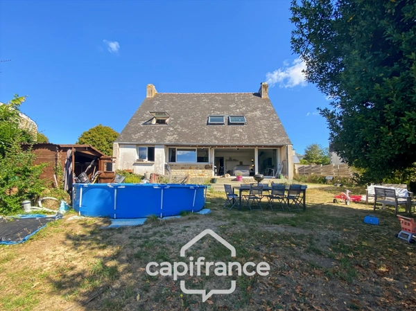 LOPERHET (29470) - MAISON INDIVIDUELLE TYPE F5 - 4 CHAMBRES - CENTRE-BOURG - TERRAIN 612 M²