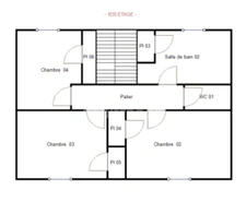 « Maison séjour double, 4 chambres, proche du centre à Pacé »