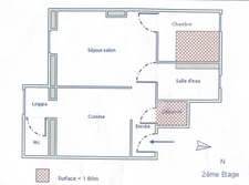 2-room apartment for sale in Toulon (83) - Claret district - Through-unit