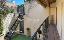 Maison de village à vendre avec cour, balcon et grenier  : un potentiel exceptionnel à Sorgues (84)