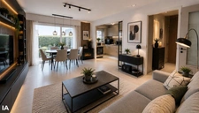 EXCLUSIVITÉ – T3 REZ-DE-JARDIN LUMINEUX AVEC DOUBLE TERRASSE, GARAGE ÉLECTRIFIÉ & VUE DÉGAGÉE – BASSENS