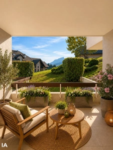 EXCLUSIVITÉ – T3 REZ-DE-JARDIN LUMINEUX AVEC DOUBLE TERRASSE, GARAGE ÉLECTRIFIÉ & VUE DÉGAGÉE – BASSENS