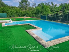 Maison 5 chambres avec piscine au calme