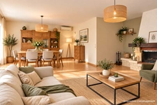 LESPINASSE – MAISON INDIVIDUELLE DE PLAIN-PIED 107 M² – 3 CHAMBRES – TERRAIN 740 M² – GRAND GARAGE