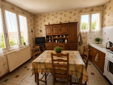 Maison 152 m²,3 pièces, sous sol total, terrain de 2 358 m²