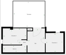 Adamville-Maison 5 pièces-3 chambres- Grande Terrasse-sous-sol-calme-proximité commerces, écoles, transports