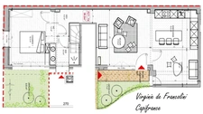 75019- Quartier Mouzaïa- métros L7bis et L11- A vendre appartement 4 p-58,20 m2 -2 chambres-Jardin -Excellent état 