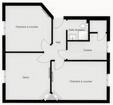 Bas de Montreuil-A vendre appartement 49 m2-3 pièces-Jardin-4 caves-8 mn à pied RER A-8 mn métro Lignes 1 et 9