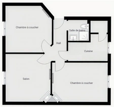 Bas de Montreuil-Appartement 3p+combles-4ème et dernier étage-traversant-8mn à pied RER A Vincennes-métro L1 et L9 