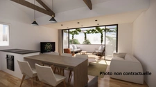A vendre-appartement Loft 3 pièces-dernier étage-67,40 m2-Terrasse de 12m2-2 chambres-Quartier Mouzaïa- L7bis-L11