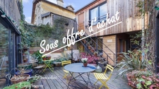 Montreuil-A vendre maison 130m2-terrasse-4 chambres-bureau indépendant-10mn à pied métro L9 et Mairie de Montreuil