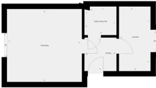 Quartier Mairie - A 3 mn à pied métro Mairie de Montreuil (L9)-A vendre Appartement T1-Traversant -Bien agencé- Calme