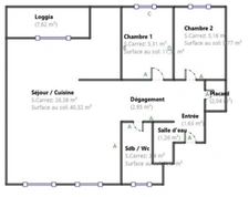 Saint-Mandé-A vendre appartement 5ème et dernier étage-84m2 au sol-terrasse-traversant-Cave- métro L1 et L8