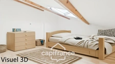 Bagnolet-Limite Montreuil-A vendre triplex totalement rénové-3 pièces-3ème et dernier étage-avec ascenseur-Luminosité