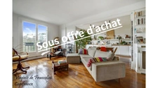 75019-A vendre superbe appartement 4 pièces-2 chambres-Vue sur le Parc des Buttes-Chaumont-6ème étage-ascenseur