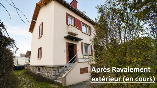 Quartier Planètes-A vendre charmante maison individuelle 78m2+sous-sol 43m2+combles aménageables-jardin-calme